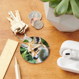 Cunning Fennec Fox Schlüsselanhänger