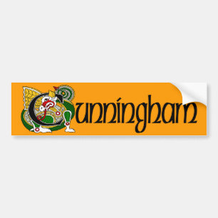 Cunningham Celtic Dragon Autoaufkleber