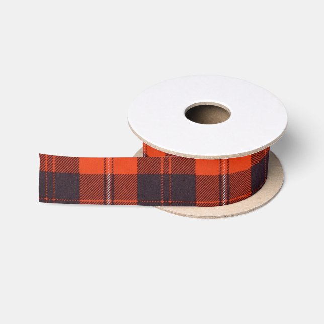 Cunningham Clan karierter schottischer Tartan Satinband (Spule)