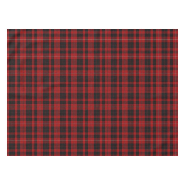 Cunningham Clantartan-karierter Tabellen-Stoff Tischdecke (Vorderseite (Horizontal))
