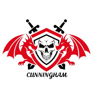 Cunningham Familienwappen T - Shirt