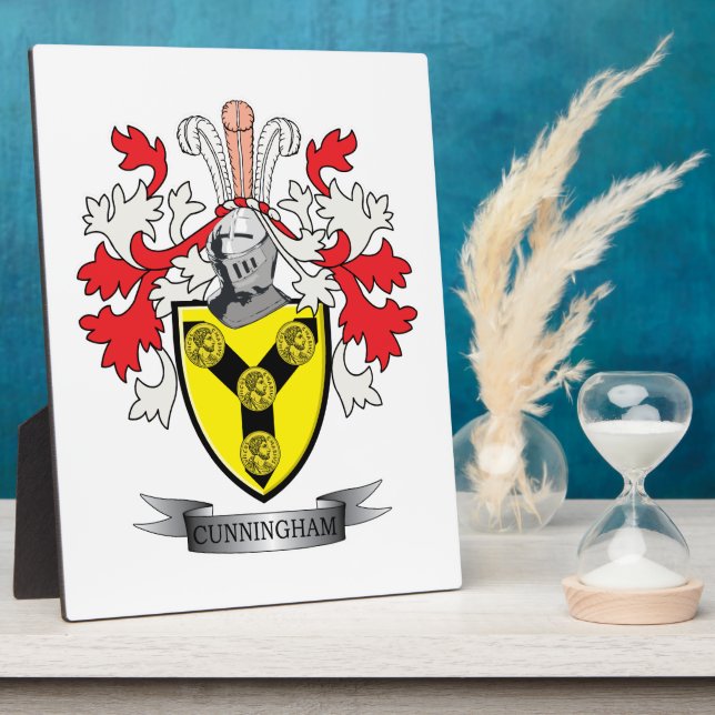 Cunningham-Familienwappen-Wappen Fotoplatte (Seite)