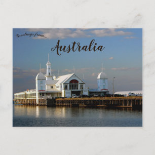 Cunningham Pier Geelong Victoria Australien Postkarte