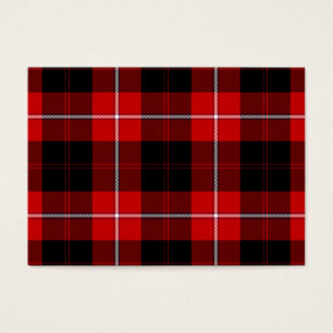 Cunningham Tartan Red Black Kariert