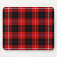 Cunningham Tartan Red Black Kariert