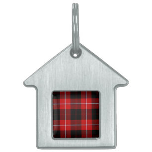 Cunningham Tartan Red Black Kariert Tiermarke