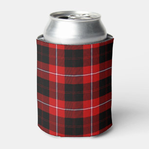 Cunningham Tartan Rot Schwarz Kariert Dosenkühler