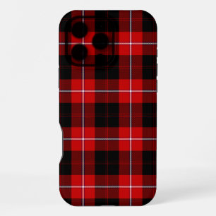 Cunningham-Tartan Rot-Schwarz Kariert iPhone 16 Pro Max Hülle