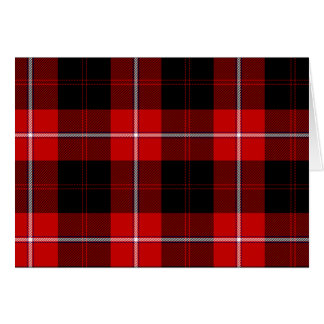 Cunningham Tartan rouge noir