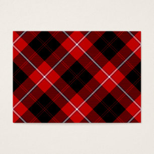 Cunningham Tartan rouge noir