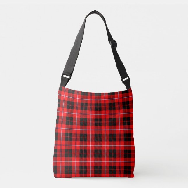 Cunningham Tartan Tragetaschen Mit Langen Trägern (Vorderseite)