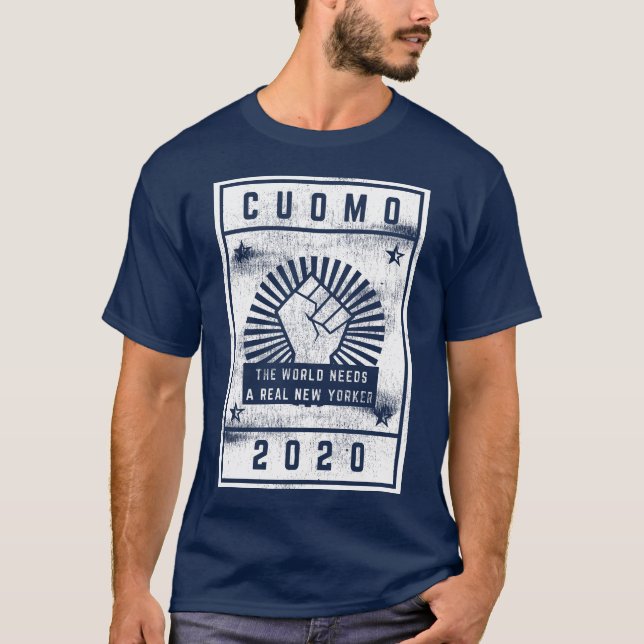 CUOMO 2020 DIE WELT BRAUCHT EINEN WIRKLICHEN NEUEN T-Shirt (Vorderseite)