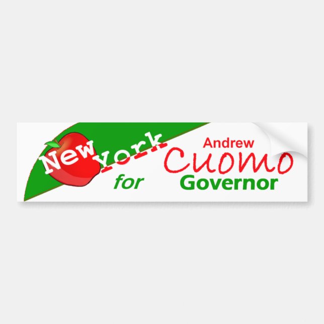 CUOMO Gouverneur-Autoaufkleber Autoaufkleber (Vorne)