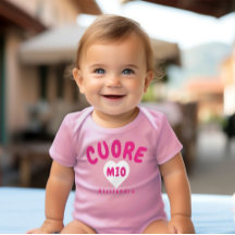 Cuore Mio (Mädchen) Baby Bodysuit