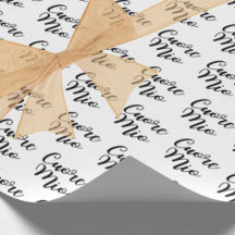 Cuore Mio (Mein Herz) Chic Black Script Wiederholu