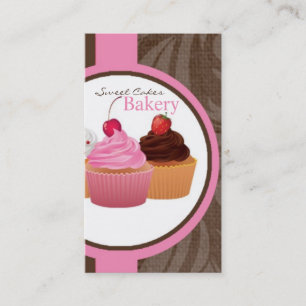 Cup Cakes Bakery Sweet Traitements Carte de visite