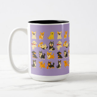 Cup Cute Puppies Zweifarbige Tasse
