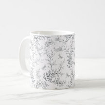 Cup-Design mit einem Muster im Stil der Linie ar