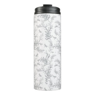 Cup-Design mit einem Muster im Stil der Linie ar Thermosbecher