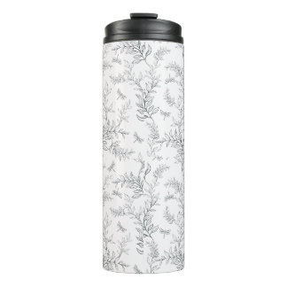 Cup-Design mit einem Muster im Stil der Linie ar Thermosbecher