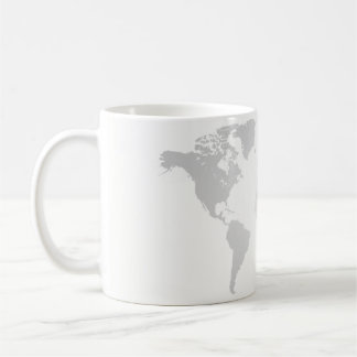 Cup - Kugel, Weltkarte Kaffeetasse