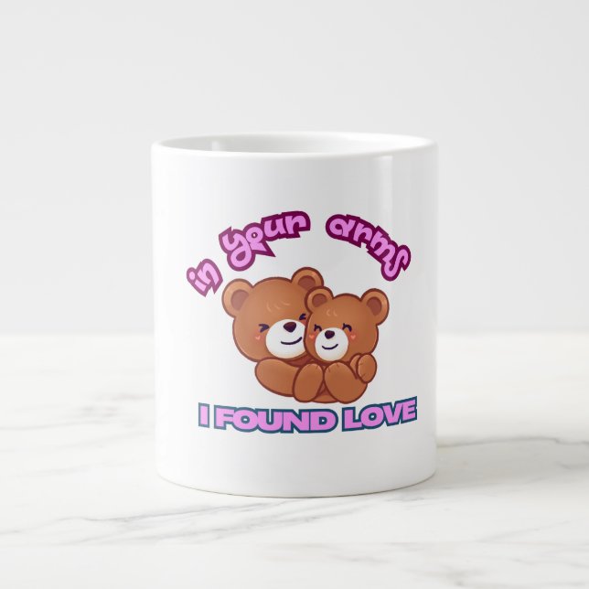 Cup-Liebe Jumbo-Tasse (Vorderseite)