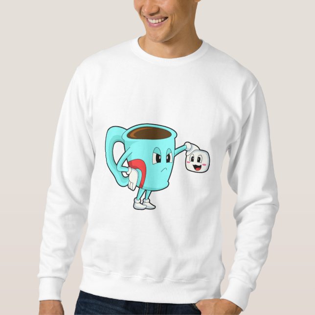 Cup mit Kaffee.PNG Sweatshirt (Vorderseite)