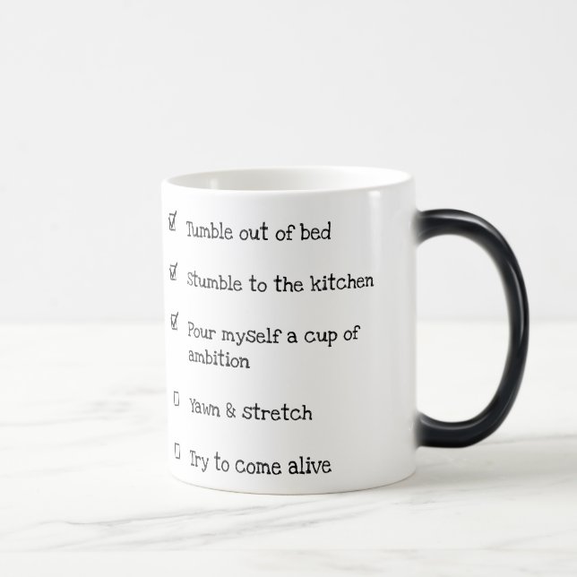 Cup of Ambition Coffee Tasse (Checkliste) (Rechts)