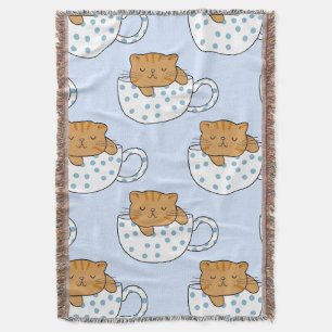 Cup of Cat-feine Kawaii Style Decke