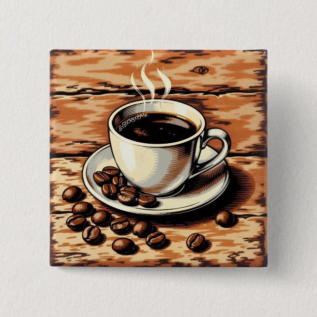 Cup of coffee button (Vorderseite)