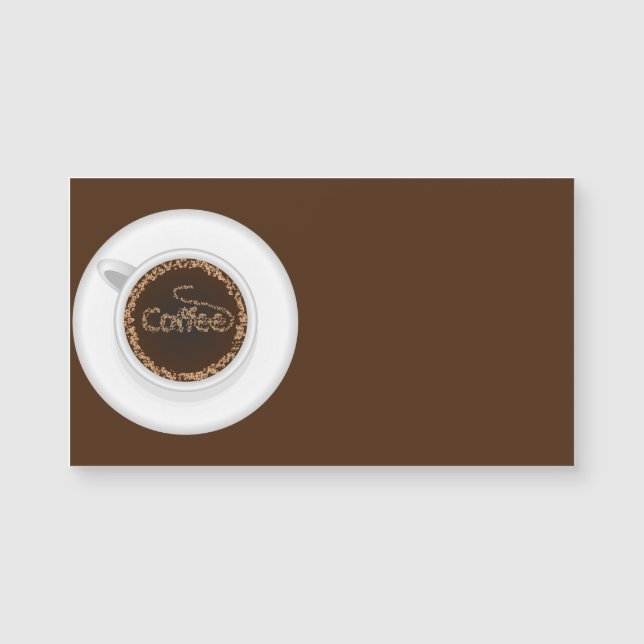 Cup of coffee magnetkarte (Vorderseite)
