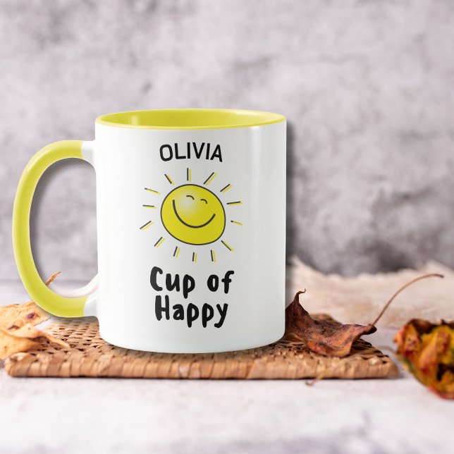 Cup of Happy Sunshine Moderne Niedliche SUN Tasse (Von Creator hochgeladen)