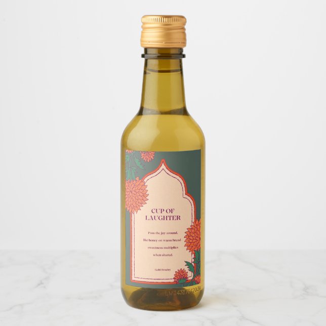 Cup of Laughter Weinetikett (Vorderseite)
