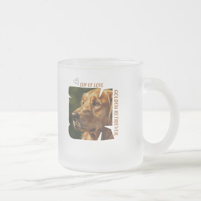 Cup of Love Dog Lover Coffee Mug Gift Ideas (Droit)