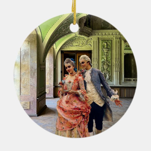 Cup of Tea Keramik Ornament (Hinten)