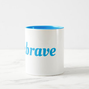 Cup sein tapfer zweifarbige tasse