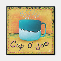 Cup von Joe Coffee Lover Magnet