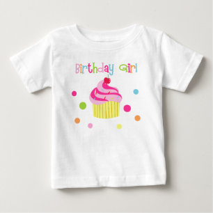 Cupcake 1er anniversaire fille Tee Tshirt chemise