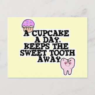 Cupcake a day Sweet Toway Postkarte
