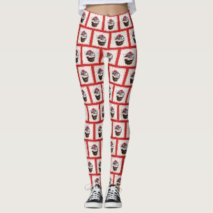 Cupcake au chocolat avec Leggings de dessert de ce