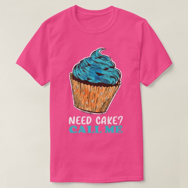 Cupcake Backbäcker Konditorei Köche T-Shirt (Design vorne)