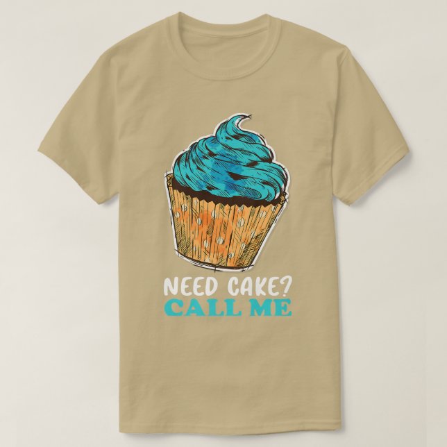 Cupcake Backbäcker Konditorei Köche T-Shirt (Design vorne)