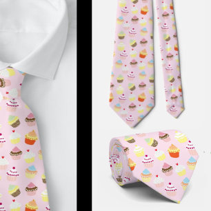 Cupcake-Bäcker-Bäckerei-Geschenk-lustige-Halskrawa Krawatte