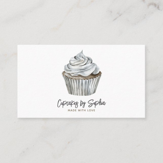 Cupcake Bäckerei Koch Catering Visitenkarte (Vorderseite)