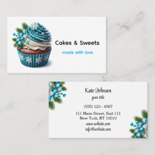 Cupcake Bäckerei Konditorei Koch Catering Visitenkarte