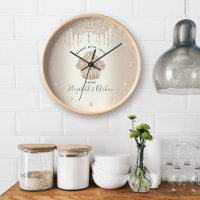 Cupcake Bäckerei Konditorei Koch Gold Glitzer Trop