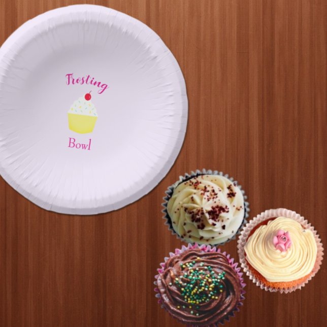 Cupcake-Backfrostschüssel Geburtstag Pappteller (Von Creator hochgeladen)