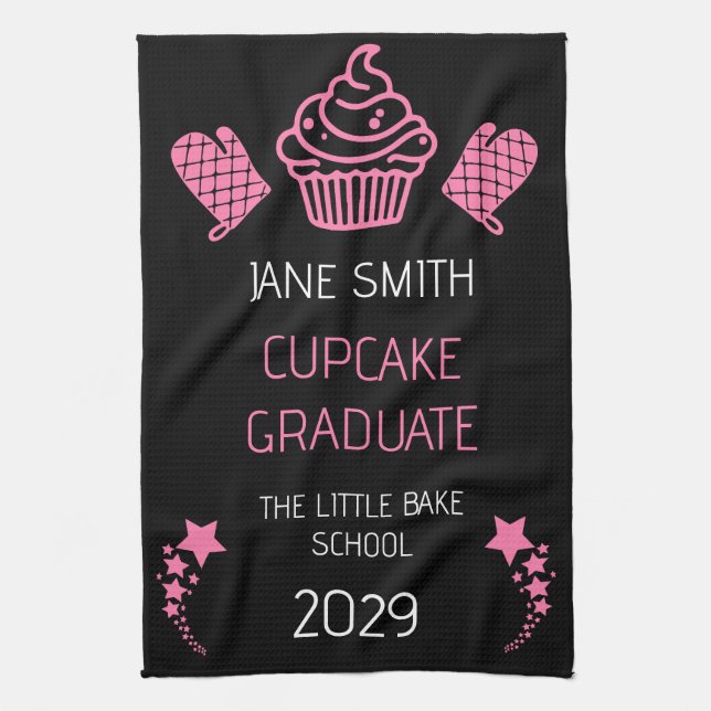 Cupcake Backkurs Geschirrtuch (Vertikal)
