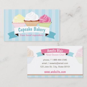 Cupcake Bake Business Card Visitenkarte