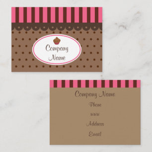 Cupcake Bakery Business Cards Visitenkarte